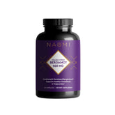 NAOMI front packaging showing bergamot 500mg and daily dose benefit