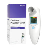 Nascool peak flow front view showing compact design and portability benefits