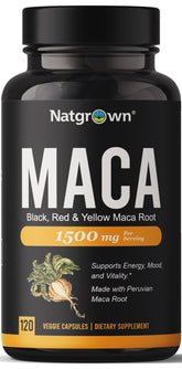 Natgrown bottle front packaging showing blend and 120 count benefit