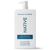 Native front packaging showing 36 fl oz bottle and clear product benefits