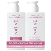 Native front packaging showing both bottles and scent branding for easy identification and shelf appeal