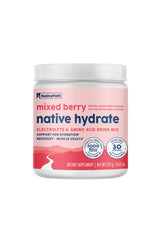 NativePath front packaging showing mixed berry tub and benefits