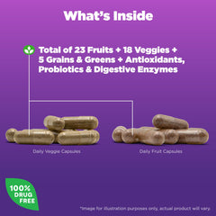 Natrol JuiceFestiv ingredient selection with spirulina and goji berry