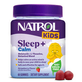 Natrol front packaging showing bottle and strawberry flavor for clear identification