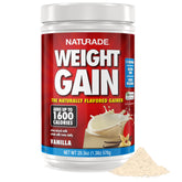 Naturade front packaging showing vanilla mix and clear benefits