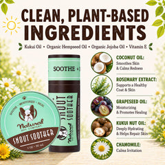 Natural Dog Company balm texture close-up showing smooth moisturizing finish