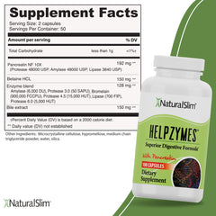 NaturalSlim Helpzymes powdered enzyme texture demonstrating purity and quality