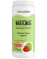 NaturalSlim MagicMag front packaging showing strawberry lemon jar and label for easy identification and benefit