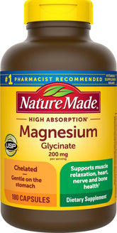 Nature Made front packaging showing bottle and product name for clear identification and trust