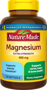 Nature Made front packaging showing supplement bottle and product name for clear identification