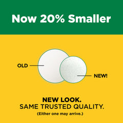 Nature Made tablet close-up highlighting smooth texture and easy swallow benefit