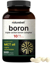 NatureBell front label showing product benefits and 300 softgels