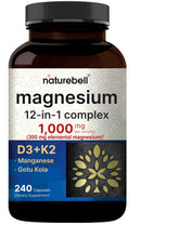 NatureBell bottle front label showing product name and 240 capsules benefit clarity