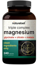 NatureBell front packaging showing supplement bottle and clear label benefits