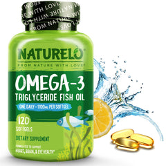 NATURELO front packaging showing bottle and lemon accent for freshness