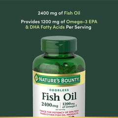 Nature's Bounty softgels in hand showing size and easy dose control