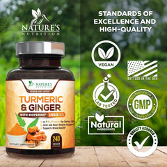 Nature's Nutrition label detail with supplement facts for transparency benefit