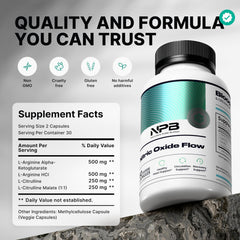 Nature's Pure Blend bottle close-up highlighting clean ingredient focus