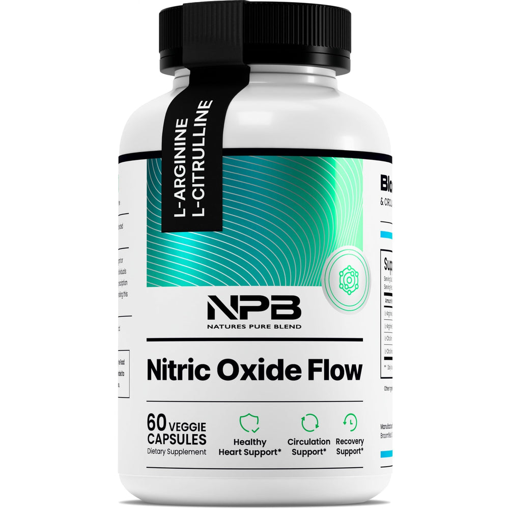 Nature's Pure Blend front label showing supplement name and benefits