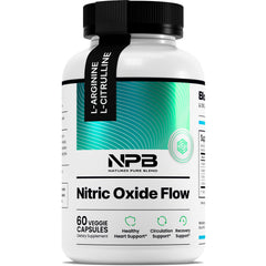 Nature's Pure Blend front label showing supplement name and benefits