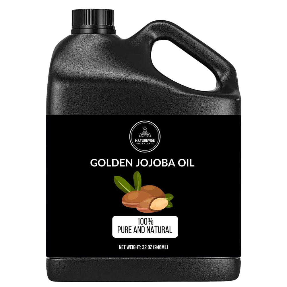 Naturevibe Botanicals front packaging showing 32 oz bottle and clean label benefit