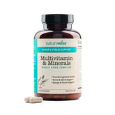 NatureWise bottle front view showing multivitamin packaging and benefits