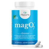 nbpure MagO7 front packaging showing 90 capsules and benefits