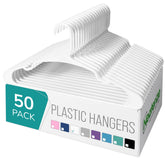 NEATERIZE front pack of 50 white hangers, tidy storage solution