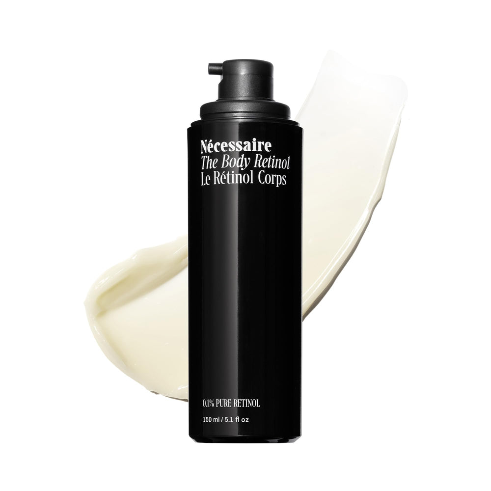 Nécessaire front bottle showing clean packaging and clear product benefit