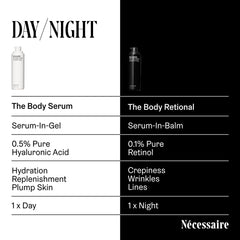 Nécessaire ingredients label showing key actives and formulation clarity