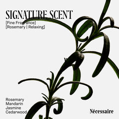 Nécessaire rosemary oil visual emphasizing botanical strengthening benefit