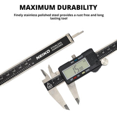NEIKO caliper depth probe shot measuring recesses for accurate depth readings
