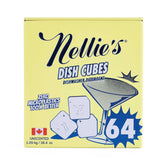 Nellie's front tin showing 64-load packaging and compact storage benefit