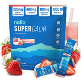 Nello front packaging showing product and benefit of easy calm