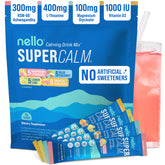 Nello front packaging showing Supercalm variety pack for easy identification and convenience