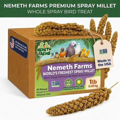Close-up of Nemeth Farms seed clusters highlighting texture and seed-rich tops for foraging