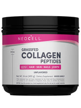 NeoCell front packaging showing 14 oz tub and product name benefits