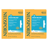 Neosporin twin pack front packaging showing compact tubes and benefits