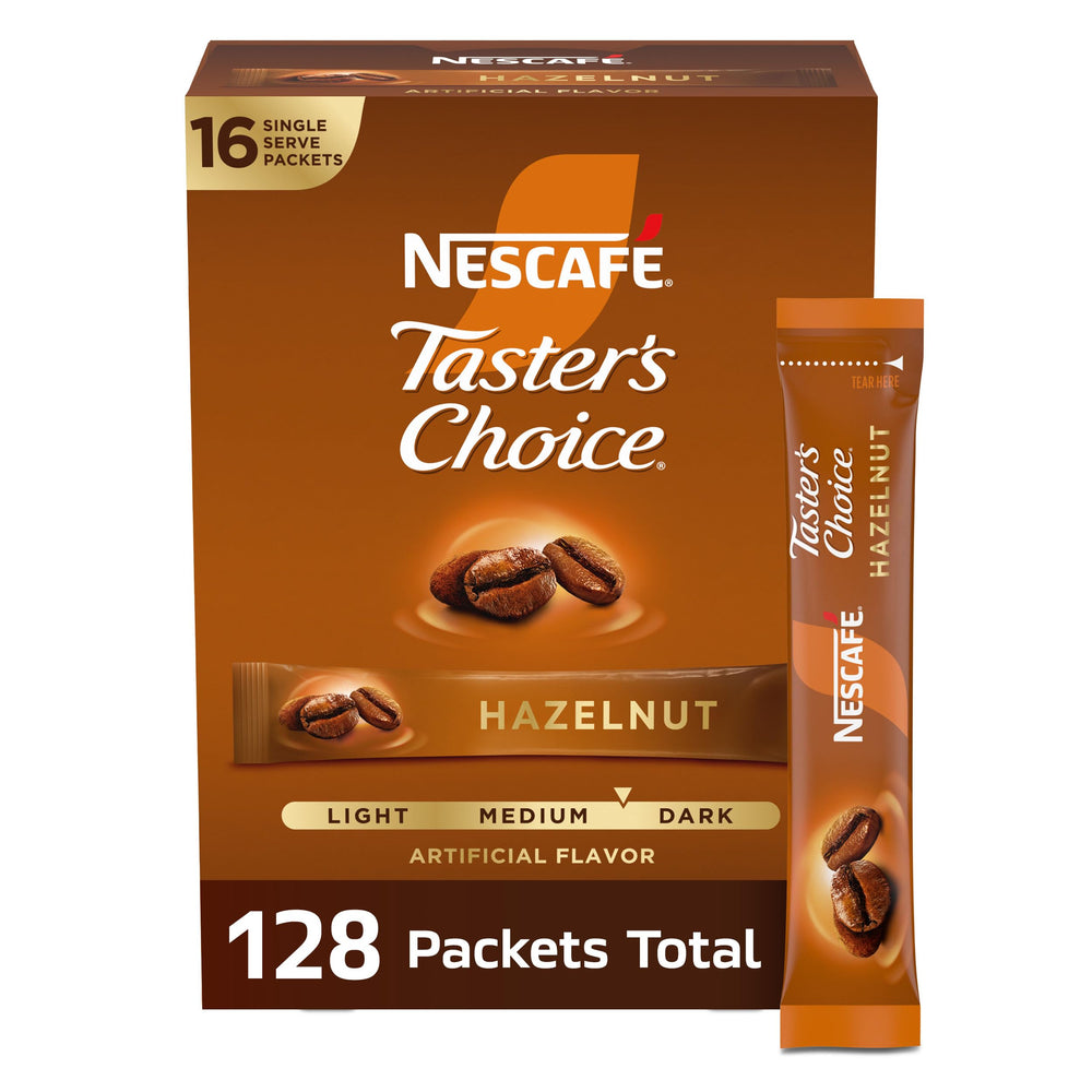 NESCAFÉ hazelnut front packaging showing bundle convenience