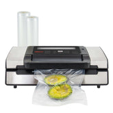 NESCO VS-12 front view showing silver finish and compact design for countertop convenience