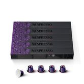 Nespresso Arpeggio Decaffeinato front packaging showing bold design and quantity