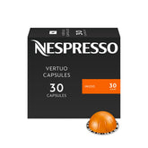 Nespresso Inizio front packaging showing 30-count and medium roast benefits