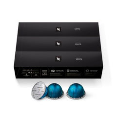 Nespresso Odacio capsule close-up highlighting aluminum freshness seal