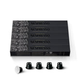 Nespresso Ristretto Italiano box front showing pack and bold roast benefit