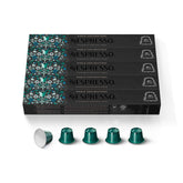 Nespresso Stockholm Fortissio Lungo front pack showing 50 capsules and bold profile