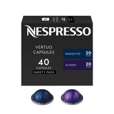 Nespresso Vertuo front box showing both Diavolitto and Altissio — convenient variety