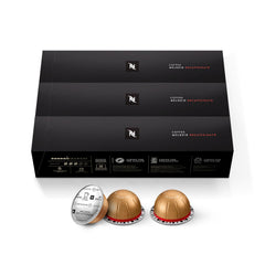 close-up of a Melozio Decaffeinato aluminum capsule highlighting Nespresso quality and aroma preservation