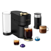 Nespresso Vertuo Pop+ Deluxe front view showing compact machine and sleek finish