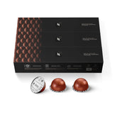 Nespresso Vertuo front box showing 30-count pack and recyclable messaging