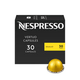 Nespresso Solelio front packaging showing pods and brand benefits